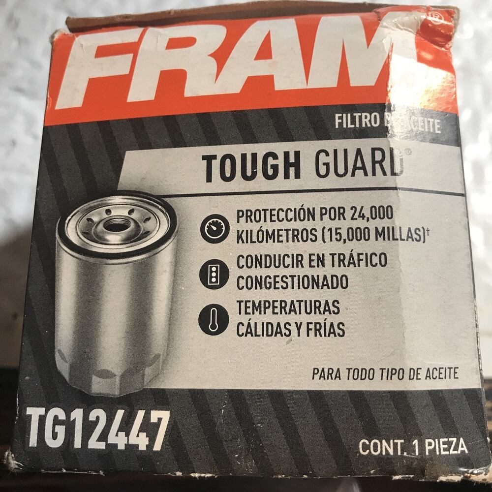 Fram TOUGH Guard TG12447 Oil Filter Select GM/BUICK Engines